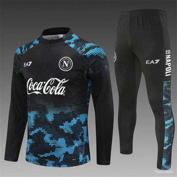 24/25 Napoli Black/Blue Tracksuit