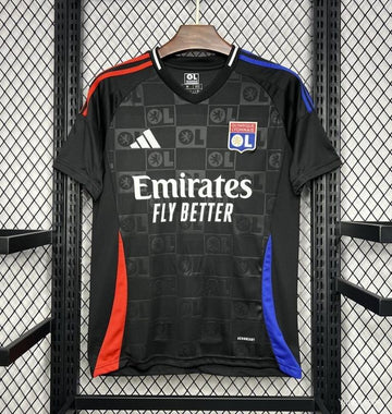 24/25 Olympique Lyonnais Away Black Jersey