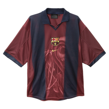 CJ X NIKE X FC BARCELONA RETRO 2000/01 HOME SKELETON JERSEY