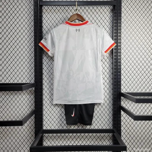 KIDS LIVERPOOL THIRD WHITE JERSEY 24/25