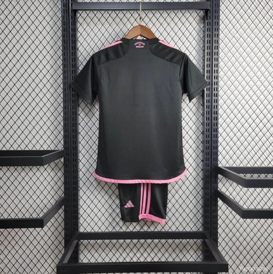 KIDS INTER MIAMI AWAY BLACK JERSEY 24/25