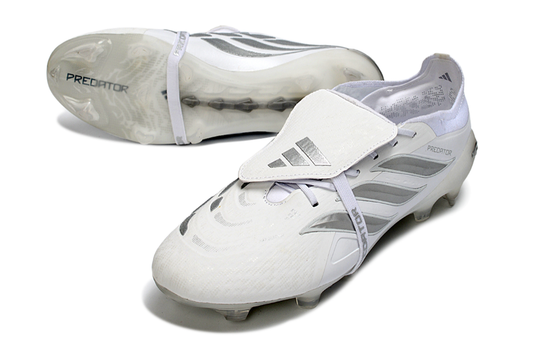 Predator Elite FT FG Silver Metallic / White